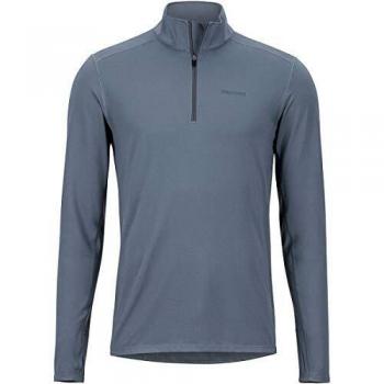 Marmot Midweight Harrier - Camiseta Interior con Media Cremallera para Hombre, Hombre, Color Steel Onyx, tamaño Extra-Large