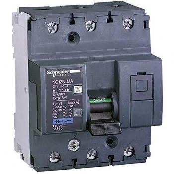 Interruptor magnetotérmico NG125LMA 3P 10A curva MA (Schneider Electric 18881)