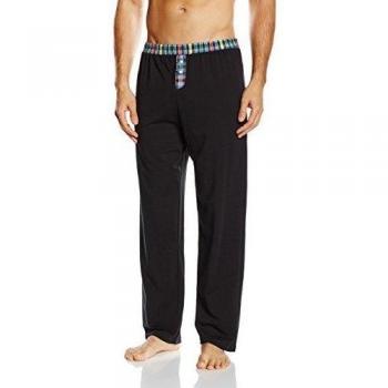 Arthur Gpu - Pantalones de pijama para hombre, color schwarz/schwarz, talla M