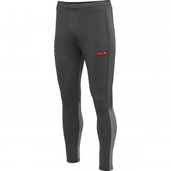 Pantalones de entrenamiento Hummel Grid con tejido transpirable, corte ajustado, cintura elástica con cordón, logotipo de Hummel en la pierna y tecnología que absorbe la humedad