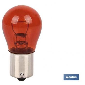 Lámpara cofan py21w 12v (ba15s) ambar