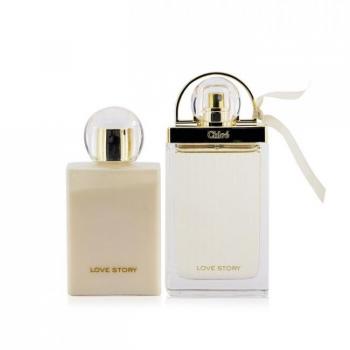 Chloe Love Story Gift Set: Eau De Parfum 75ml + Perfumed Body Lotion 100ml 2pcs