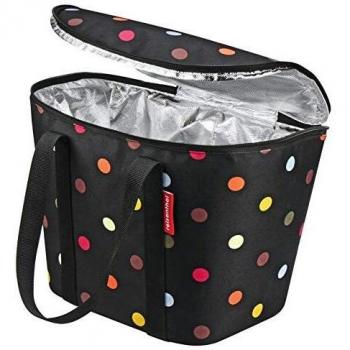 KlickFix Dots Cesta para Manillar, Unisex Adulto, Negro, Talla única
