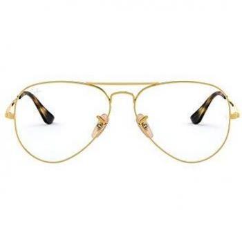 Ray-Ban 0RX6489, Monturas de Gafas Unisex adulto, Marrón