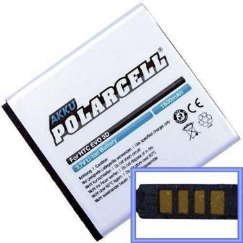 PolarCell BA S590 - Batería de ion de litio para HTC EVO 3D Sprint, 1800 mAh