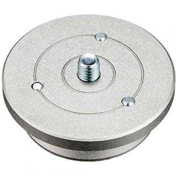 Manfrotto 400PL-MED - Buje para trípode Geared Head 400, plateado