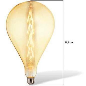 Lámpara LED Decorativa Smoky VT-2159 E27 8W Dimmable 620 lm 2200K