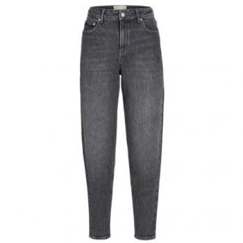 JJXX High Waist Tapered Mom Jeans in Grey Denim for Women - Size 31/32