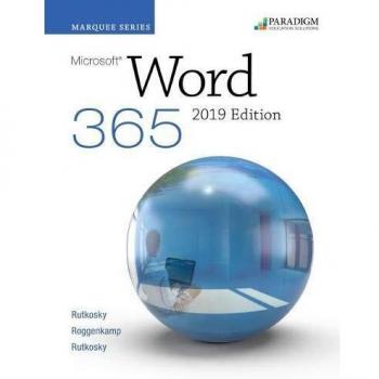 Marquee Series: Microsoft Word 2019: Text