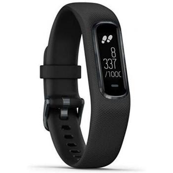 Garmin Vivosmart 4 Pulsera de Actividad, Adultos Unisex, Negro, Talla L
