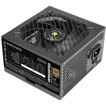 Fuente de Alimentación Mars Gaming MPB650PSID 650W ATX 3.1 80 Plus Gold PCIe 5.1 Negra