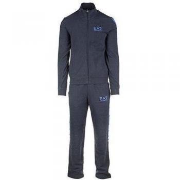 Emporio Armani EA7 chándal con pantalones y sudadera fashion hombre azul oscuro con cremallera