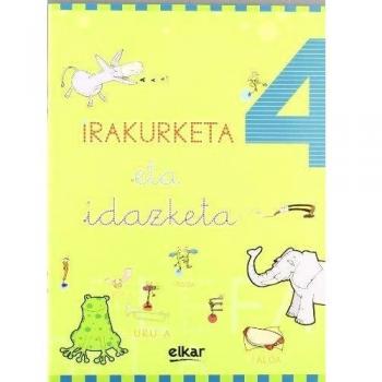 Irakurketa eta idazketa koadernoa 4
