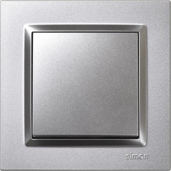 Simon Pulsador Eléctrico Interiores Aluminio Serie 10 F1090150026
