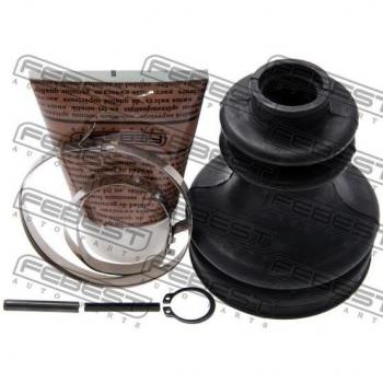 Fuelle para árbol de transmisión FEBEST CV-joint boot 0415-DARH, resistente a altas temperaturas, fabricado en material duradero, incluye abrazaderas y es compatible con varios modelos de vehículos
