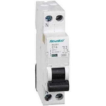 Edp 02567 Magnetotermico 1Polo+ Neutro 20A, Estrecho, Blanco