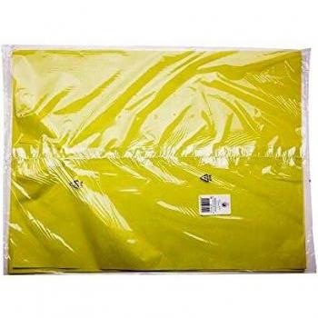 Papel de seda, 21 g, color sólido, amarillo ácido