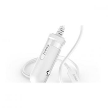 Cargador de coche Hama Lightning 5W 1 metro blanco