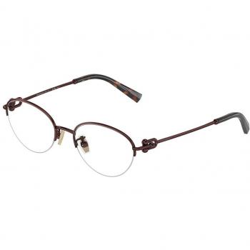 Tiffany & Co. TF1158TD Asian Fit 6046 Women's Eyeglasses Brown Size 50 (Frame Only) - Blue Light Block Available