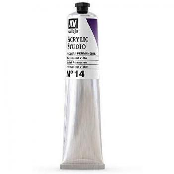 Vallejo : Studio Acrylic Paint : 58ml : Permanent Violet