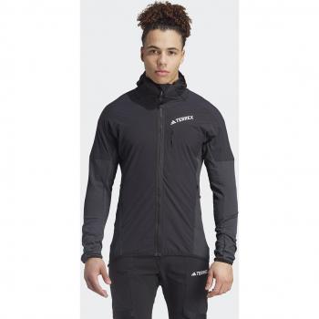 Adidas Terrex Techrock Wind Fleece Jacket for Men - Black
