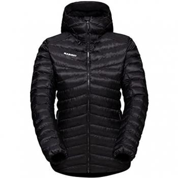 Chaqueta de montaña de mujer Mammut Albula con capucha, negra, ajuste regular, talla XS
