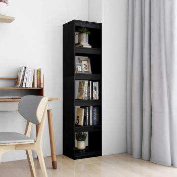Estantería/divisor de espacios madera de pino 40x30x167,5 cm en colores Natural, Blanco y Gris, mueble de almacenaje para oficina, estudio, sala de estar y dormitorio