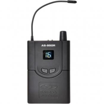 Galaxy Audio AS-950R Bodypack Receiver for Wireless Personal Monitor, 470-489MHz
