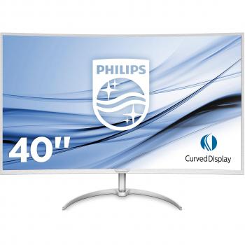 Philips Brilliance BDM4037UW/00 - Monitor LCD 4K Ultra HD de 40 con Tecnología WLED, Contraste 4000:1, Tiempo de Respuesta 4 ms y MultiView, Color Plata