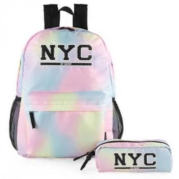 MOCHILA ESCOLAR SKPAT TIE DYE 42 CM CON BOLSILLO PARA PORTÁTIL 15,6 Y PORTATODO