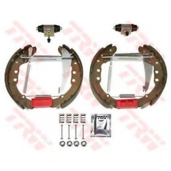 Kit de frenos a tambor TRW GSK1506 con zapatas y accesorios para AUDI 80 B3, 80 B2 y VOLKSWAGEN Passat B2