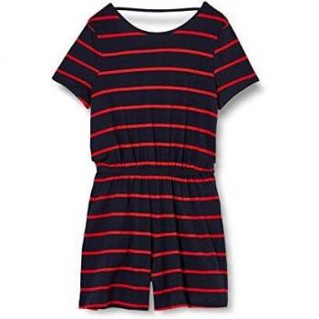 Only Onlmay Life S/s Playsuit Jrs Pantalones Cortos Informales, Azul