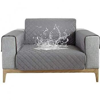 Carvapet Fundas Sofás Impermeable Fundas de Sofá Protector de Mascotas Perros Gatos Antideslizante Cubre Sofá Protector de Muebles