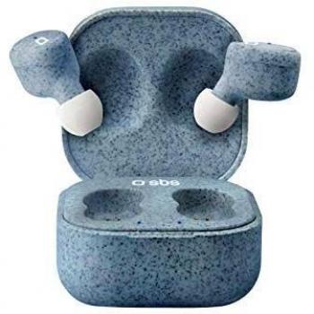 Auriculares INALAMB SBS Oceano Eco-Friendly TWS Base Carga 400mA Azul
