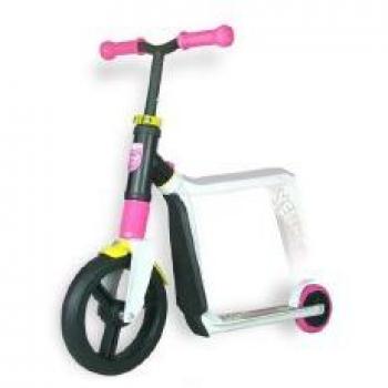 Scoot & Ride Junior Rosa (2en1 Patinete + Bicicleta de balanceo)