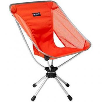 Helinox Silla giratoria Ligera, versátil, compacta, Plegable para Camping, Color carmesí