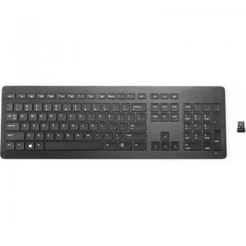 HP Premium Teclado Inalámbrico USB Negro
