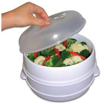 Envase para Cocinar al Vapor MicroWave Steamer