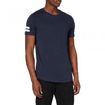 Jack & Jones Boro Crew Neck T-Shirt - Navy Blue