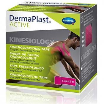 DermaPlast Active - Cinta de kinesiología, color rosa