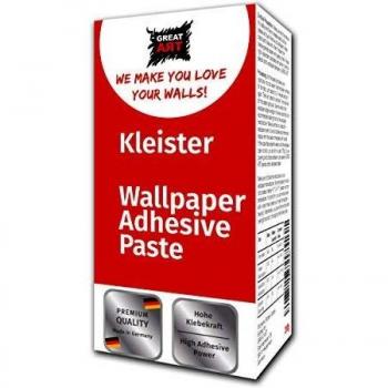 Pegamento para empapelar de GREAT ART - para empapelar ideal para pegar murales, papeles pintados, posters y papeles pintados fotográficos - alta fuerza adhesiva