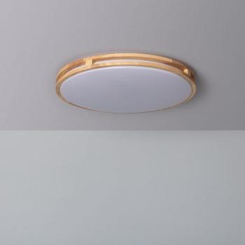 Plafón LED 20W Circular de Madera Ø405 mm CCT Seleccionable Donati