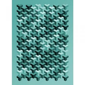 Tape Design art-301 – 160 x 230 – 05 Alfombras, poliéster, Multicolor, 230 x 160 x 1 cm