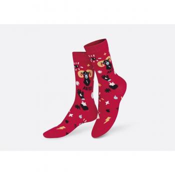 Calcetines Zodiaco Aries Talla Única Rojo