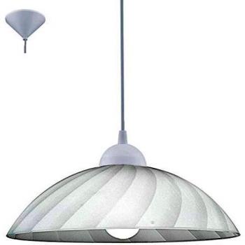 Lámpara Colgante Vetro Blanco Satinado 1 Bombilla E27 60W IP20