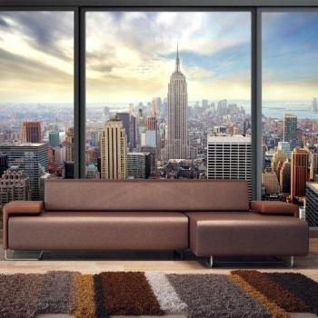 murando Fotomurales 250x175 cm XXL Papel pintado tejido no tejido Decoración de Pared decorativos Murales moderna de Diseno Fotográfico New York 10110904-12