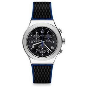 Swatch Reloj Cronógrafo para Hombre de Cuarzo con Correa en Caucho YVS451