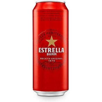 Estrella damm cerveza lata 50 cl