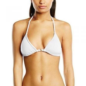 Mariemeili Futuna - Bikini para mujer, color blanco, talla 34