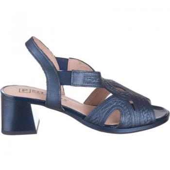Sandalias con tacón Pitillos para mujer color azul marino modelo 5690